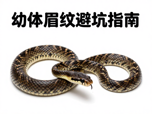 幼体眉纹清辨品种,成蛇体大色深,选蛇避坑指南