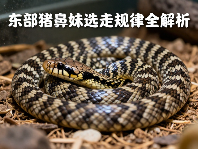 东部猪鼻蛇幼体挑选指南,条纹走向规律全解析