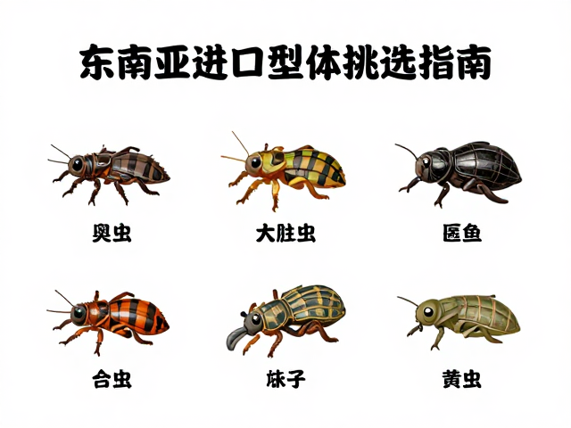 东南亚进口型幼体挑选指南,偶尔食虫的饲养要点