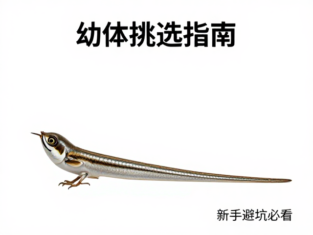 幼体挑选指南，尾长比例与吐食环境检查，新手避坑必看