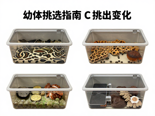 幼体挑选指南,观察花纹变化,搭配通风饲养箱养出极品