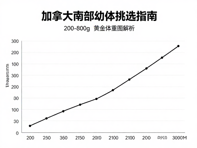 加拿大南部幼体挑选指南，200-800克黄金体重范围解析