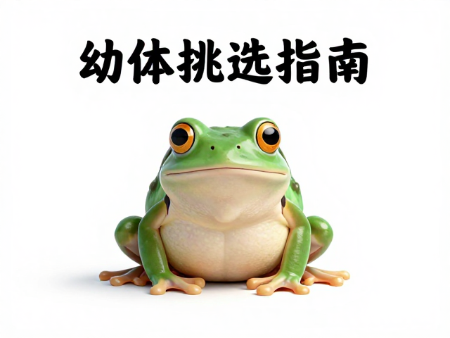 幼体挑选指南,如何选中肌肉线条流畅的极品蛙类