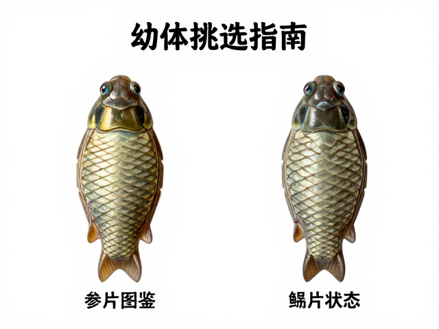 幼体挑选指南,参考图鉴对比蜕皮期鳞片状态识别