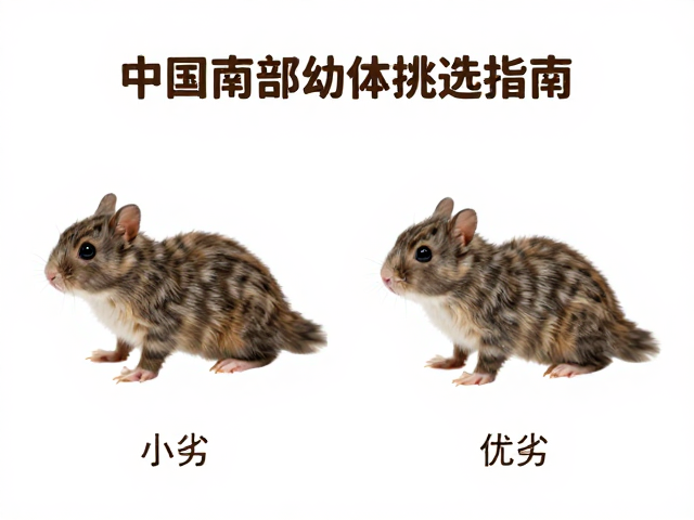 中国南部幼体挑选指南,如何通过个体色差辨别优劣
