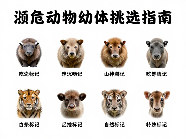 濒危动物幼体挑选指南，识别吻部特殊标记的关键技巧