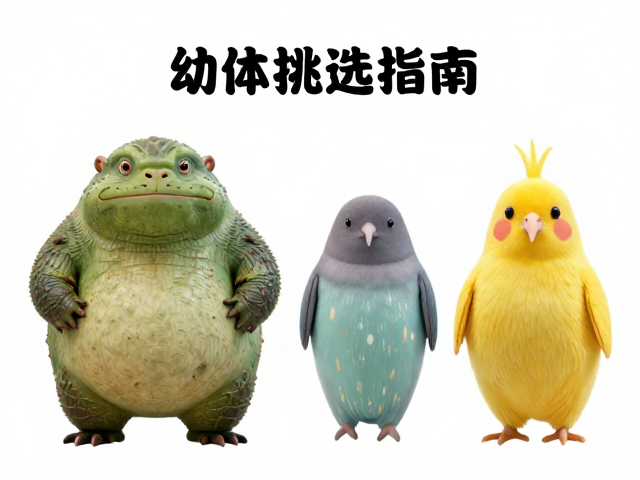 幼体挑选指南,中等体型且颜色鲜艳度高的优选策略