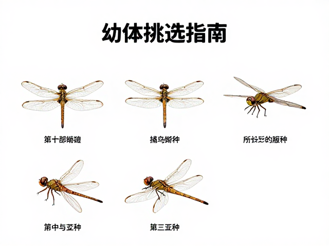 幼体挑选指南,识别捕鸟蜥蜓亚种与形态特征