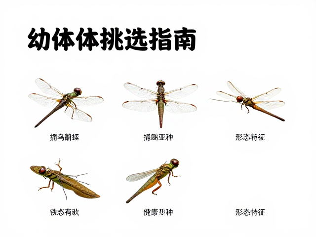 幼体挑选指南,识别捕鸟蜥蜓亚种与形态特征