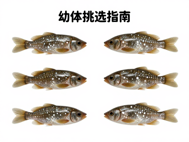 幼体挑选指南,体表无溃烂白点,锁定优质分布区域