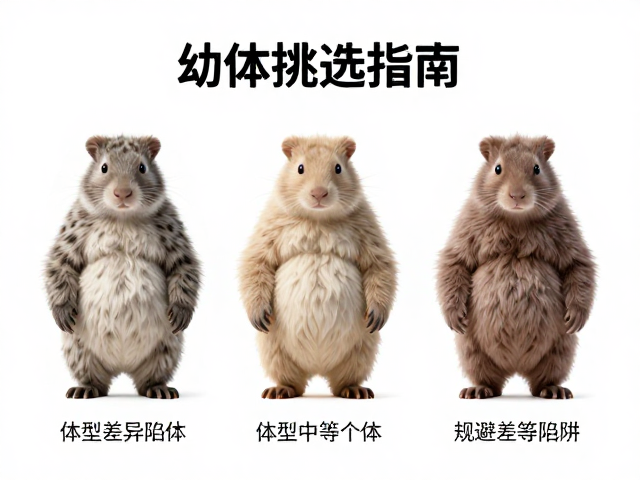 幼体挑选指南,如何辨别体型中等偏大个体,规避体型差异陷阱