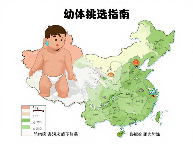 幼体挑选指南,地理差异致肌肉饱满无消瘦,避坑选购