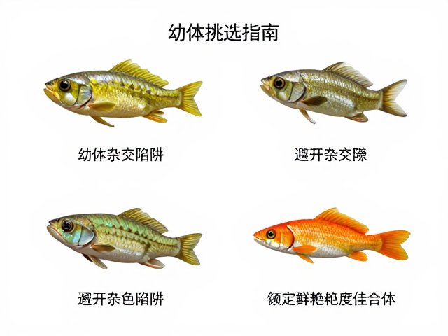 幼体挑选指南,避开杂交陷阱,锁定颜色鲜艳度最佳个体