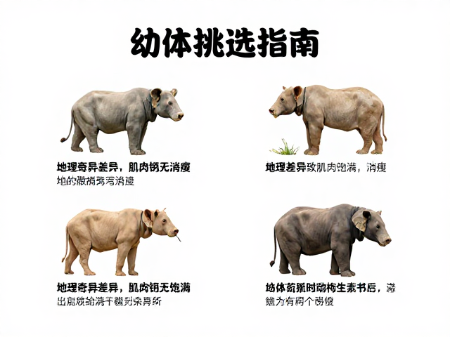 幼体挑选指南，地理差异致肌肉饱满无消瘦，避坑选购