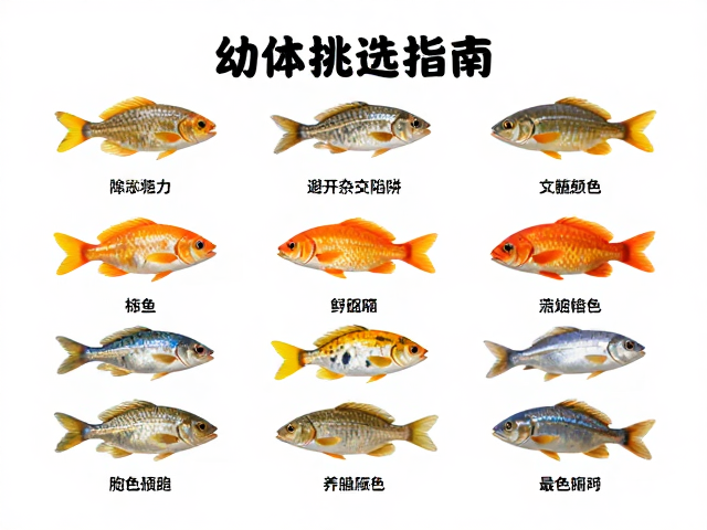 幼体挑选指南，避开杂交陷阱，锁定颜色鲜艳度最佳个体