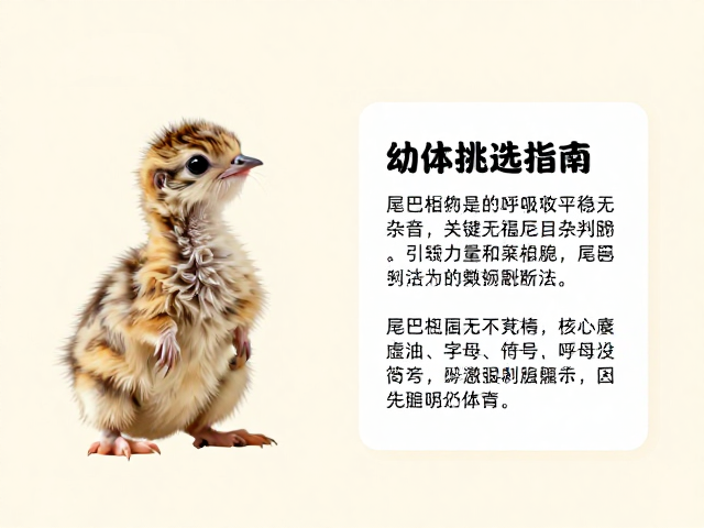 幼体挑选指南，尾巴粗细与呼吸平稳无杂音的关键判断法