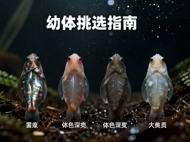 幼体挑选指南,潮湿阴暗环境下的体色深浅变化解析