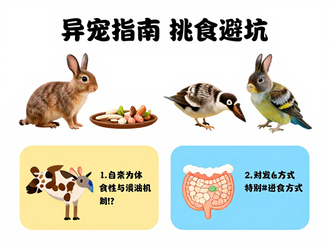 异宠指南,幼体挑选避坑、特殊进食方式与对比色块挑选技巧