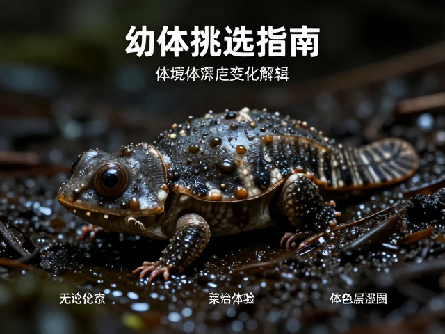 幼体挑选指南，潮湿阴暗环境下的体色深浅变化解析