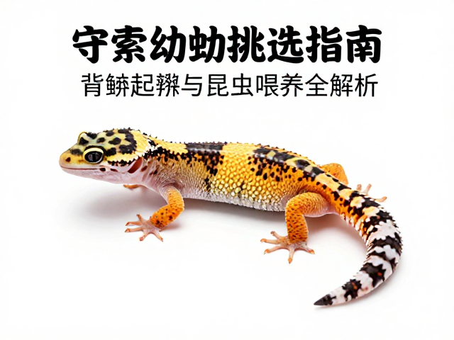 守宫幼体挑选指南,背鳞起棱与昆虫喂养全解析