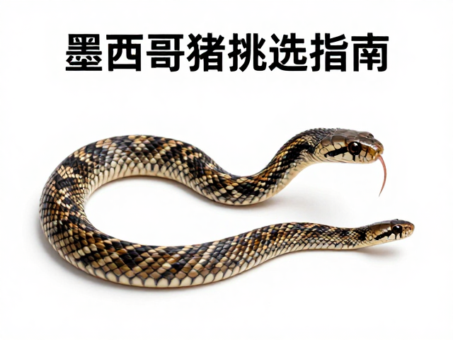 墨西哥猪鼻蛇幼体挑选指南,认准原产地,避坑选对健康蛇苗