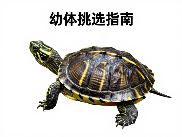 幼体挑选指南,黄色条纹背鳞起棱明显的龟苗特征解析
