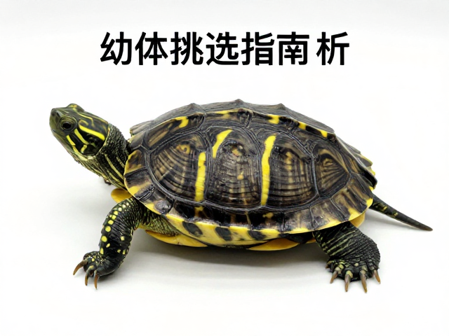 幼体挑选指南,黄色条纹背鳞起棱明显的龟苗特征解析