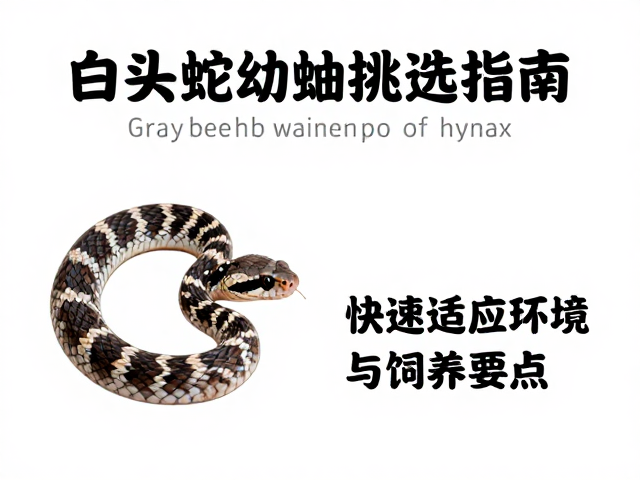 白头蝰幼体挑选指南,快速适应环境与饲养要点