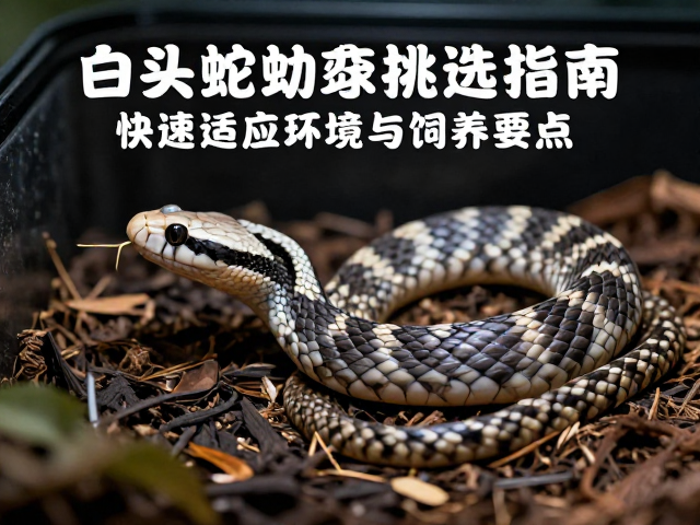 白头蝰幼体挑选指南,快速适应环境与饲养要点