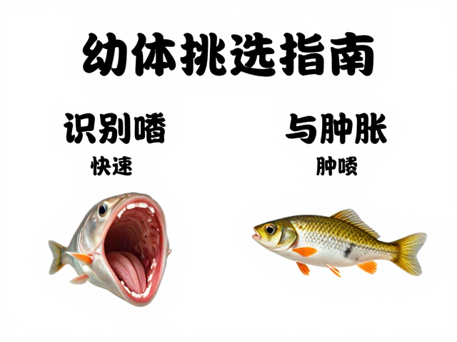幼体挑选指南,识别快速吞咽与肿胀特征,避坑选购