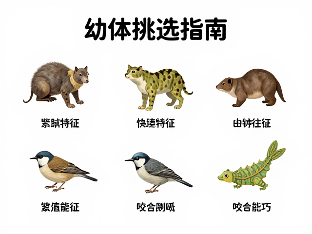 幼体挑选指南，繁殖特征与快速咬合能力的鉴别技巧