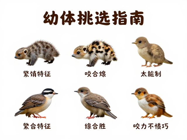 幼体挑选指南,繁殖特征与快速咬合能力的鉴别技巧
