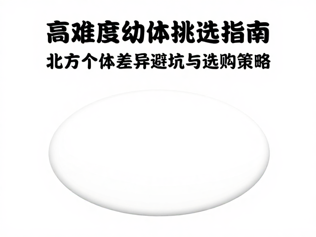 高难度幼体挑选指南,北方个体差异避坑与选购策略