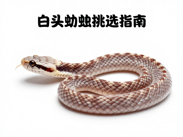 白头蝰幼体挑选指南，背鳞起棱明显特征解析