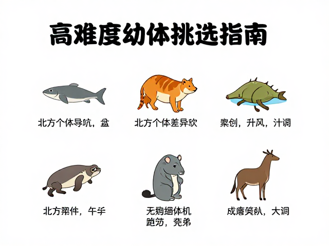 高难度幼体挑选指南,北方个体差异避坑与选购策略