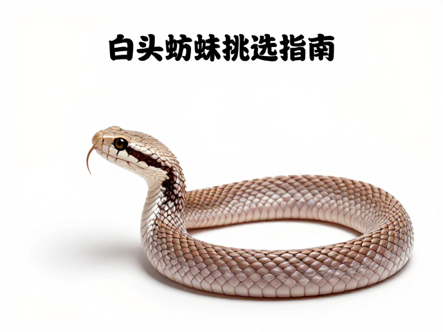 白头蝰幼体挑选指南,背鳞起棱明显特征解析