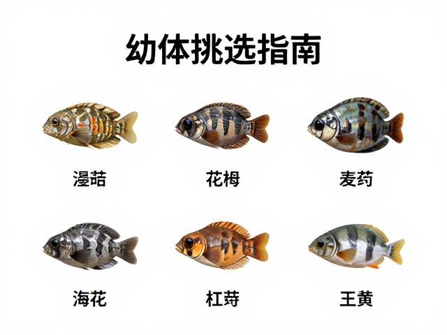 幼体挑选指南，通过特有特征与高清微距摄影精准识别品种