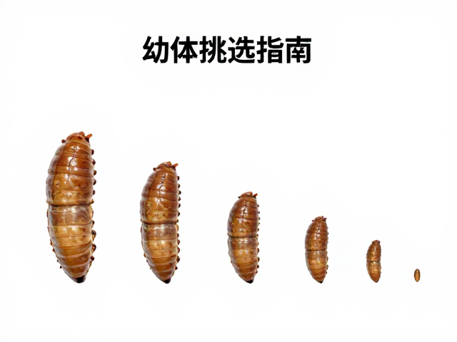 幼体挑选指南,个体大小差异与蜕皮频率的关系