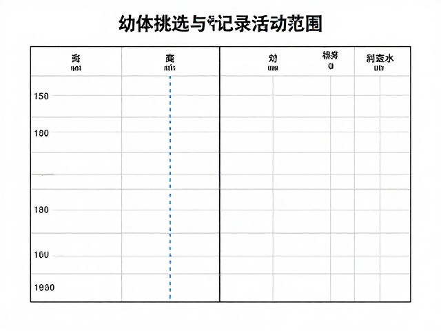 幼体挑选与记录测量数据,如何科学划定活动范围?