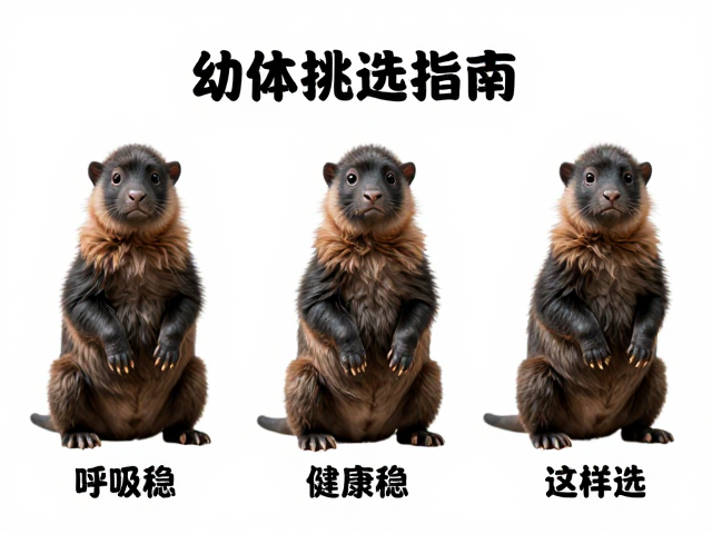幼体挑选指南,身体黑褐呼吸稳无张嘴,健康苗种这样选
