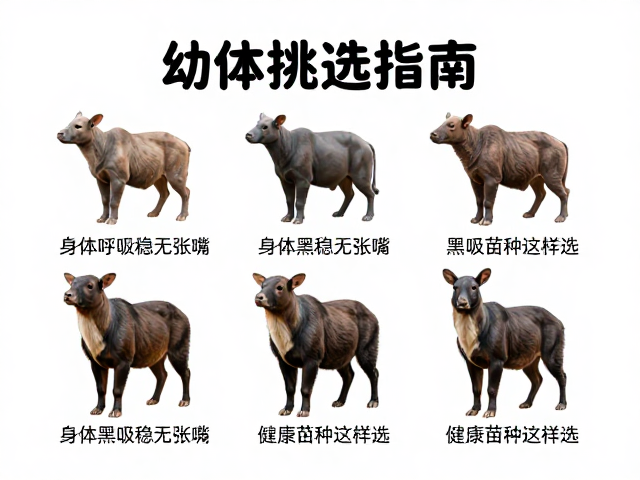幼体挑选指南,身体黑褐呼吸稳无张嘴,健康苗种这样选