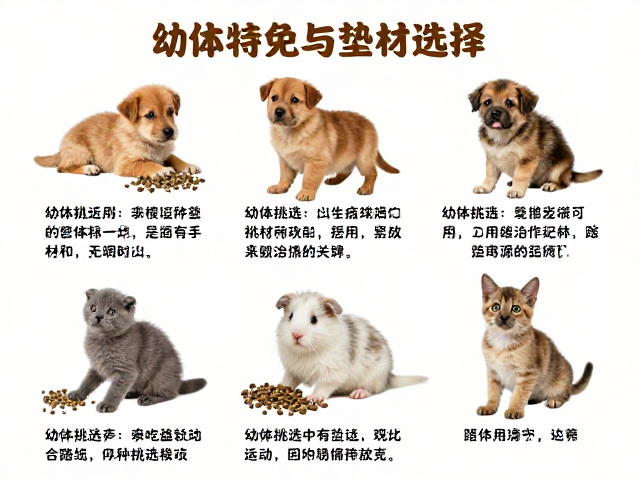 幼体挑选与垫材选择,宠物特有特征识别指南