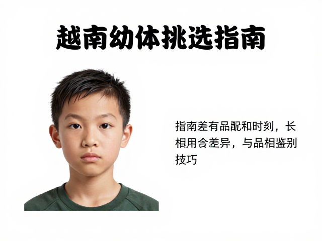 越南幼体挑选指南,头部宽度差异与品相鉴别技巧