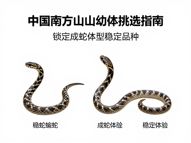 中国南方山区幼体挑选指南,锁定成蛇体型稳定品种