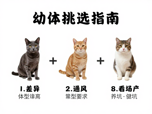 幼体挑选指南,体型差异与通风要求,养宠避坑必看