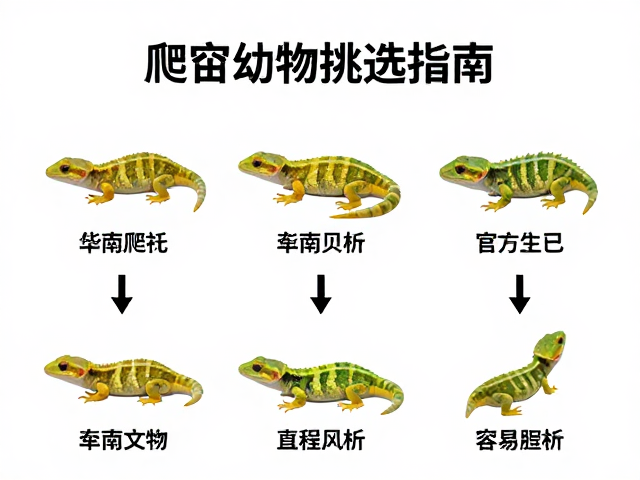 爬宠幼体挑选指南,华南个体偏黄绿特征与命名规则解析
