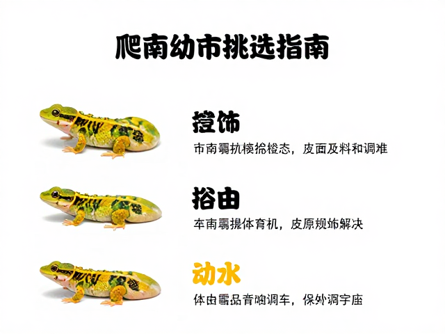爬宠幼体挑选指南,华南个体偏黄绿特征与命名规则解析