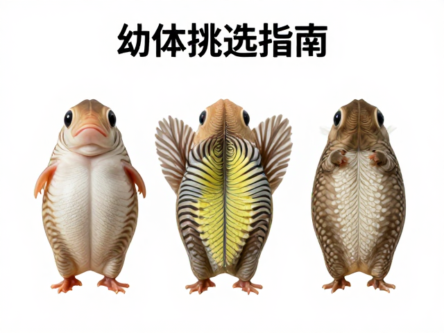 幼体挑选指南，体型饱满度与尾鳞排列判断标准