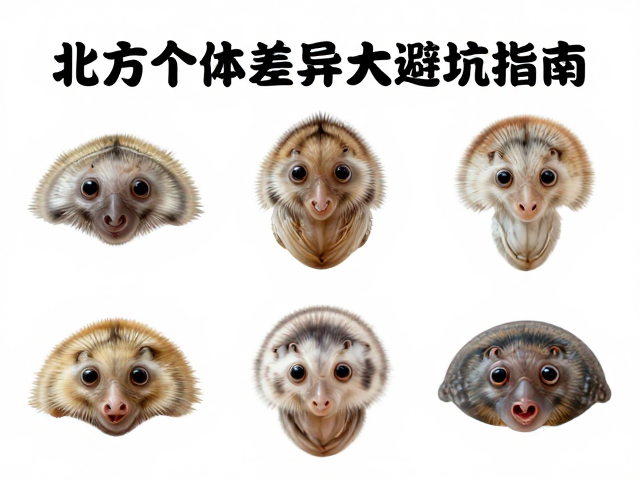 北方个体差异大?幼体挑选避坑指南,高清微距鉴赏