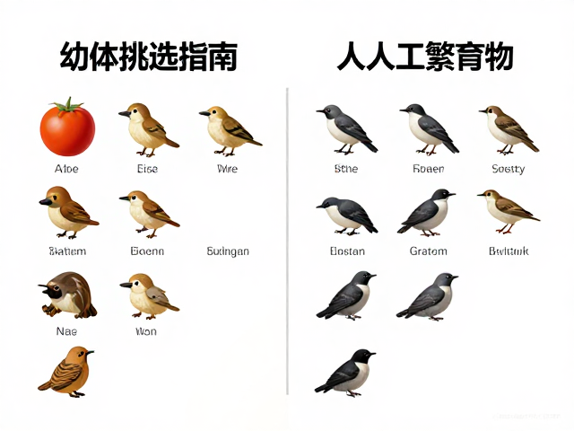 幼体挑选指南,颜色差异与人工繁育个体适应力对比